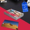 Better Office Products Glossy Photo Paper, 4 x 6 Inch, 100 Sheets, 200 gsm, 100PK 32207